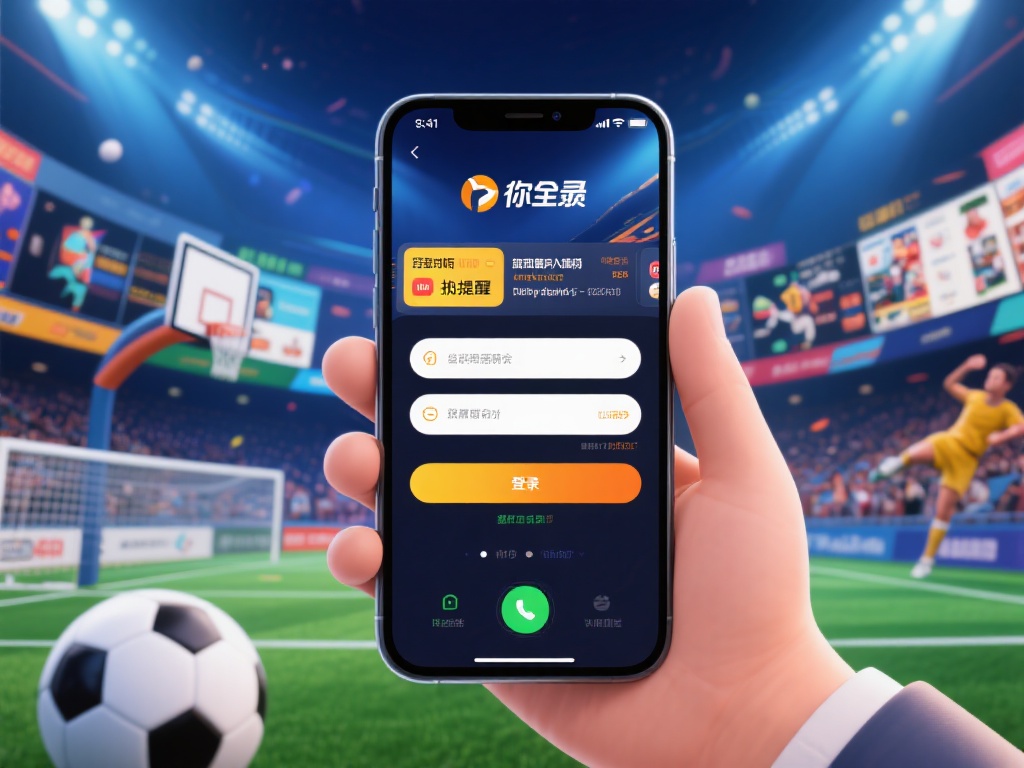登录后，你将进入一个充满活力的体育世界，无论是足球